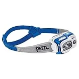 PETZL Swift RL Linterna Frontal, [Campo obligatorio: Determine los valores válidos manualmente], Azul, 8 x 8