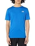 New Balance Impact Run 22 - Camiseta de manga corta para hombre, Cobalto jaspeado , XXX-Large