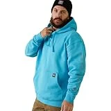 ARIAT Sudadera con capucha Rebar Roughneck para hombre, Botón de soltero jaspeado, X-Large grandes