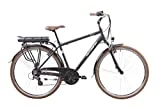 F.lli Schiano E-Ride 28'', Bicicleta Electrica de Paseo, Hombre , Negra