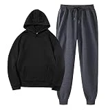 2024 Jogging Chándal Traje Deportivo Jogger Fitness Ropa de Calle Hombre Traje Deportivo 2 Piezas Sudadera con Capucha Pantalones Primavera Y Otoño Ropa Unisex Manga larga Conjunto de chándal