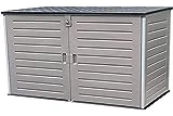 Gardiun Arcón de Resina Soften II 1.170 L 140x82x123 cm con Amortiguadores Gris