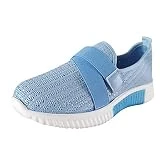 Dralofao zapatilla baja de mujer tallas grande mujer Cuña Zapatos Mujer zapatillas veja mujer calzado mujer 24 horas de punto Caminar Zapatos 2023 Zapatos de velcro de Piel Zapatos Deporte Comodos Zap