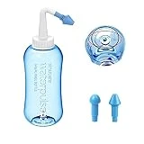 Lavado Nasal,Worsendy Limpiador Nasal,Botella de lavado nasal Yoga Nasal 300ml,Irrigación Nasal alérgica Tratamiento Para Adultos & Niños- Botella para limpieza de nariz