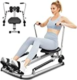 Profun Máquina de Remo casa, Remo Hidráulico, Resistencia Ajustable， Pantalla LCD， Carrera de Remo Suave y de Movimiento Completo，Mejorar la Salud del corazón