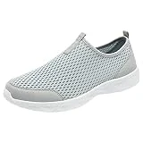 2023 Zapatillas Hombre Verano Hombre Zapatos Casual Malla Transpirable Antideslizante Zapatillas para Plantilla Comodas Cómodo y de Suela Blanda