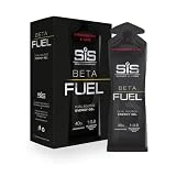 Science in Sport Beta Fuel Gel, geles energéticos ciclismo, energía de doble fuente, Sabor fresa y lima, 40 gr de Carbohidratos en 60 ml, pack de 6