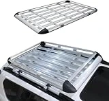 Cesta de Techo Aluminio para Subaru Legacy Wagon BM/BR BL/BP BH BG BF Wagon Estate 1994-2014, Techo Coche, Barras Techo Coche, Barras portaequipajes Ligeras,Silver