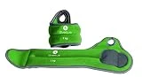 Sveltus - Pulseras con Peso (1 kg) para Adulto, Unisex, Color Verde, Talla única