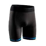 Lurbel Spirit Shorts, Mallas Cortas, Mallas para Correr, Mallas de Trail Running, Mallas Transpirables, Mallas de Hombre. (S - Pequeña, Marengo/Turquesa)