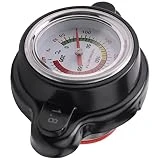 ZEELYDE TapóN de Radiador de PresióN Indicador de Temperatura, TapóN de Radiador de 1,8 Bares 25,6 para , , ,