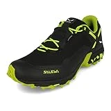 SALEWA MS Speed Beat Gore-Tex, Zapatillas de Deporte Hombre, Negro (Black out/Fluo Yellow), 39 EU