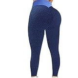 Leggins Deportivos Mujer Push Up - Pantalones de yoga sin costuras leggins mujer vestir Mallas con Bolsillos Leggins Mujer Gimnasio Pantalones de compresión
