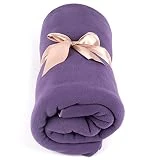 Myga RY1329, manta de forro polar, cojín y manta para estudio de yoga y meditación, relajante suave y acogedora, morado