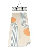 mubusi Esterilla Yoga Sunrise Multicolor 60x150 cm - Esterilla Fitness Gruesa 8 mm - Esterilla Deporte para Gimnasio en Casa - Colchoneta Gimnasia para Ejercicio en Casa - Yoga Mat Gym