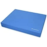 Navaris colchoneta de coordinación - Plataforma de Equilibrio para Ejercicios de Yoga y Pilates - Cojín Fitness 50 x 39 x 6.5CM - Almohadilla - Azul