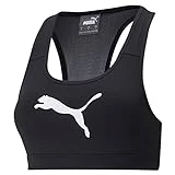 PUMA Mid Impact 4Keeps Bra Sujetador Deportivo, Mujer, Black, S