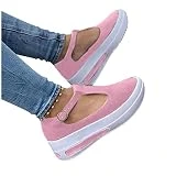 Dralofao Zapatos blancos Mujer zapatillas elegantes de vestir mujer deportivas+mujer+oferta de Jazz Zapatos Diabético Obesidad Sandalias de deporte para mujer Ligeros Zapatos Deporte sin cordones Niña