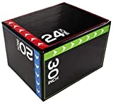 BalanceFrom 3 en 1 20 pulgadas 24 pulgadas 30 pulgadas espuma caja pliométrica ejercicio de salto
