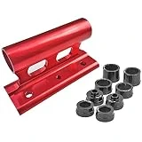Huusuei Soporte de transporte para de coche para bicicleta, montaje de equipaje, soporte de transporte, soporte para equipaje, soporte rápido de eje para bicicleta, soporte rojo