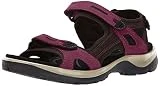 ECCO Yucatan W Sandal, Sandalias Mujer, Red Sangria, 37 EU