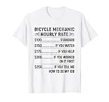 Gravel Bike Bikepacking Bicicleta Mecánico Tarifa por hora Camiseta