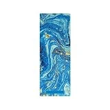 DieffematicYJD Esterilla Yoga Embalaje de yoga deportivo 1.5mm de goma antideslizante Atrapamiento de goma Gimnasio Aerobics Pad Toalla Portátil 183cm * 68cm (Color : Deep Blue)