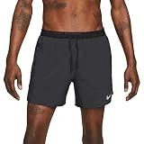 NIKE DF Stride 5In BF Shorts, Black/Black/Reflective Silv, S para Hombre