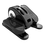 Mini Paso a Paso Pequeño y Plegable para ei Hogar, Cinta de Correr Silenciosa Rehabilitación de Ejercicios Entrenador de Piernas para Miembros Inferiores Máquina Elíptica Eléctrica (Silver )