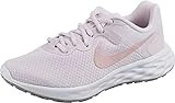 NIKE Revolution 6, Zapatillas de Gimnasia Mujer, Light Violet Champagne White, 37.5 EU