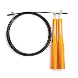 FitnessZone | Cuerda para Saltar Alta Velocidad | Comba Crossfit Ajustable para Mujer y Hombre | Speed Rope para Ejercicios, Boxeo, Fitness, Gimnasia | con Rodamientos Ligeros y Rápidos