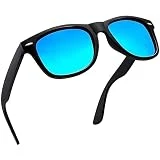 Joopin Gafas de Sol Polarizadas para Hombre Mujer Unisex Adulto Cuadradas Clásicas Lentes Espejo Azul Sunglasses Women Men Oculos de Sol Homem