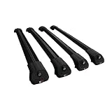 acpar Compatible con Ford Transit Tourneo - Custom 2012-2022 Barras de Techo Ace-1 Portaequipajes Barras Transversales 4 Barras Negro