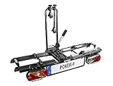Eufab 12010LAS Raven - Portabicicletas plegable para 2 bicicletas