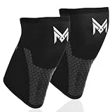MERCURYAL Pack 2 Rodilleras Crossfit Para Entrenamiento - Rodilleras Gym - Rodilleras Powerlifting - Rodillera Neopreno 5mm - Rodilleras Gimnasio para Hombres y Mujeres (XL)