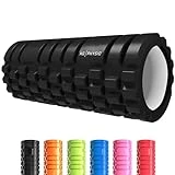KG Physio Foam Roller - Rodillo Masaje Muscular para Piernas, Espalda y Brazos - Rulo Masaje Muscular Ultraligero Esencial para Liberar Tensiones Musculares - 33x12cm Rodillo Pilates