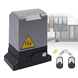 Actuador de Puerta giratoria, accionamiento de Puerta corredera 2000 kg, 750 W, Puerta de Garaje con Mando a Distancia, Motores para Puertas correderas, Kit Motor Puerta batiente