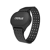 CYCPLUS pulsómetro Brazalete,Bluetooth 5.1 Ant + HR Monitor con indicador LED de Zona HR, IP67 Impermeable, Uso para Correr Ciclismo Gimnasio y Otros Deportes.