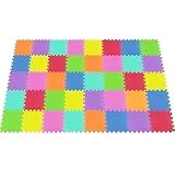 meiqicool exterior/interior protectora|Alfombrillas de enclavamiento suelo estera para suelos,ideal para gimnasio, zona de juegos,ejercicio,Yoga de bebé 40 azulejos (34.55sqft) Play alfombrillas 09G40