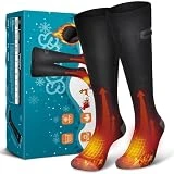 Calcetines Calefactados, Calcetines de Calentador EléCtrico Alimentados Por Pilas, Calcetines de Calor Para Clima FríO Para Hombres Y Mujeres, Al Aire Libre, EquitacióN, Camping, BateríAs No Incluidas