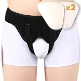 OrtoPrime Cinturón Soporte HERNIA INGUINAL - 2 ALMOHADILLAS INCLUIDAS - Faja BRAGUERO UNIVERSAL para postoperatorio Hombre y Mujer