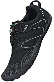 SAGUARO Hombre Barefoot Zapatillas Respirable Zapatillas de Trail Running Mujer Secado rápido Zapatos de Agua Zapatillas Minimalistas Exterior, Negro 45