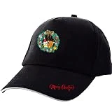 Hombres y mujeres gorra de béisbol tendencia de moda dibujos animados lindo Navidad cómodo gorra solar visera gorra bicicleta gorra, J., Talla única