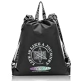 AiQInu Mochila Cuerdas,Bolsas de Cuerdas Hombre Mujer Mochila Deportiva Impermeable Ajustable Saco de Gimnasia para Deporte Gimnasio Yoga Nadar