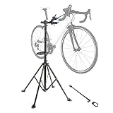 WilTec Soporte reparación Bici Altura Ajustable Giratorio 360° Caballete Montaje Bicicleta 30kg Taller