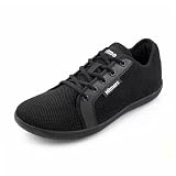 Hitmars Zapatillas Barefoot Hombre Mujer Zapatos Minimalistas Calzado Descalzos Unisex Zapatillas Trail Running Antideslizante Interior Exterior Negro 1 Size 43