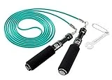 Buddy Lee Cuerda de salto profesional Aero Speed con cable de Hornet verde, calidad Elite | Calistenia | Boxeo | MMA | Entrenamiento de fitness | Velocidad de resistencia