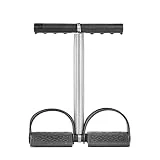 Pierna Abdominal Cuerda Resorte de tensión Equipo de tracción elástica Pedal de Ejercicio Sit Foot Equipo de Fitness y Yoga Accesorios Deportivos por (Black, One Size)