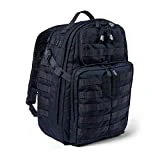 5.11 Mochila táctica – Rush 24 2.0 – Paquete Molle Militar, CCW y compartimento para laptop, 37 litros, Azul Marino, Estilo 56563