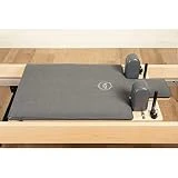 ELINA PILATES Toalla para Máquina de Pilates, Toalla para Reformer, Toalla Antideslizante de Pilates, Reposacabezas, Comodidad, Estabilidad (Gris)